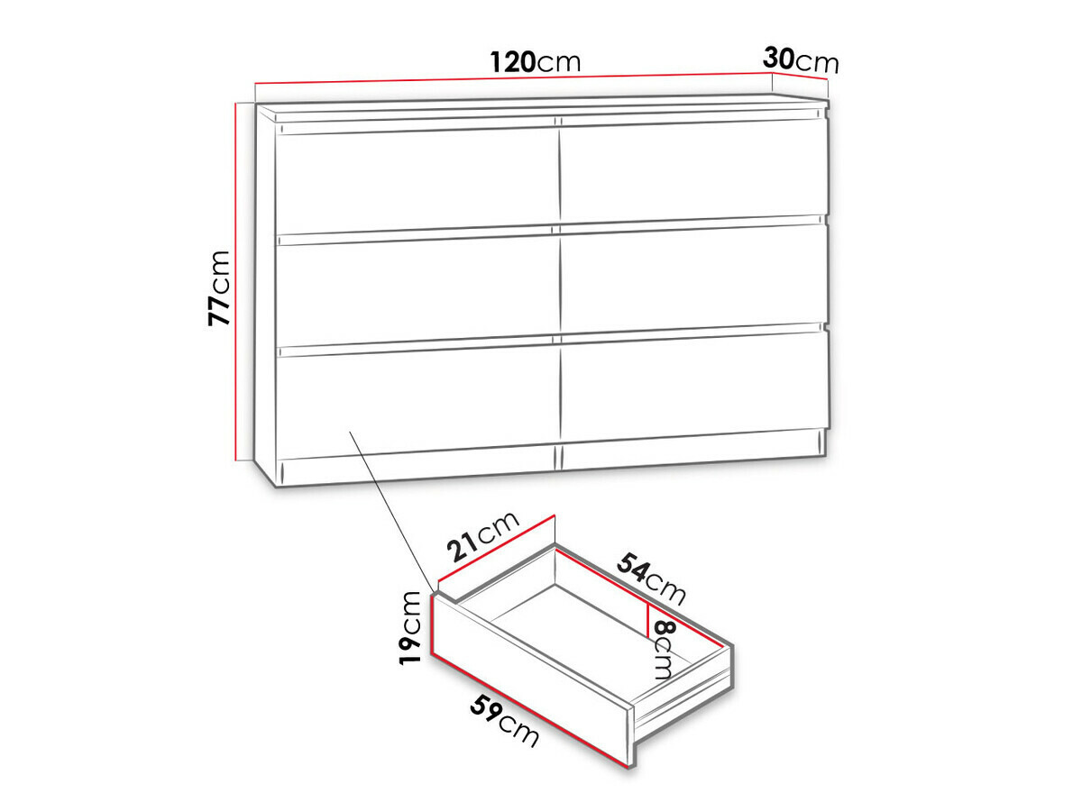 Cómoda Comfivo Structor V (Preto)