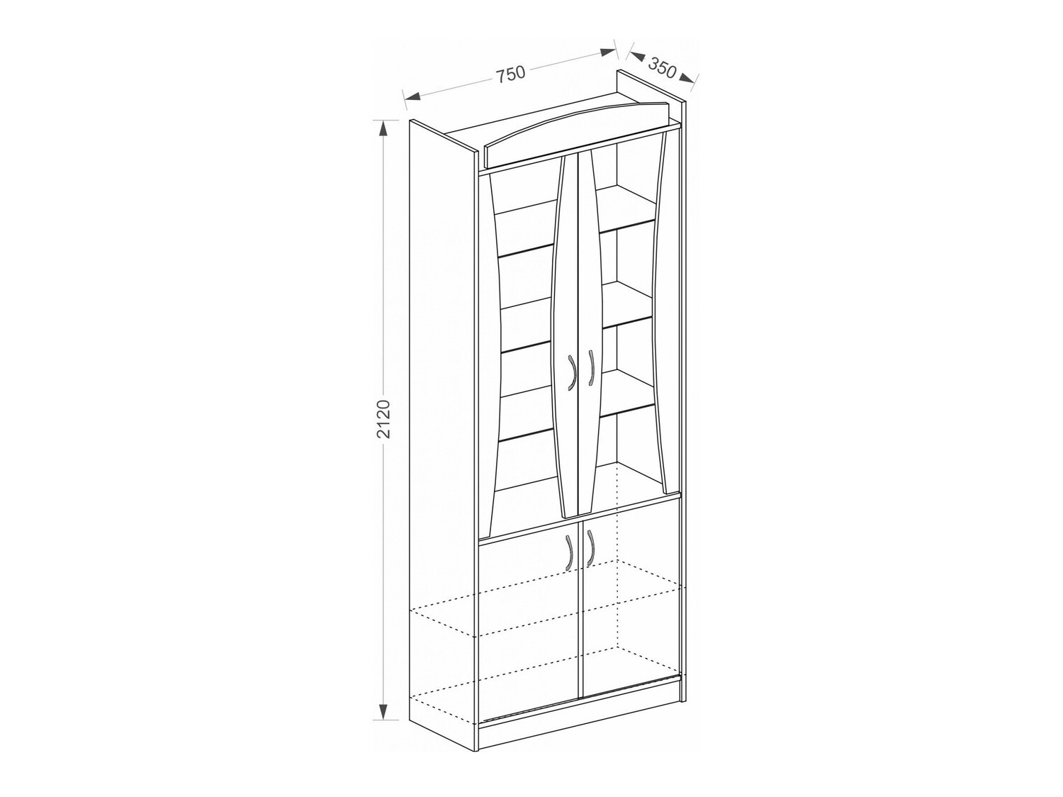Conjunto para sala de estar Omaha A114 (Carvalho sonoma)
