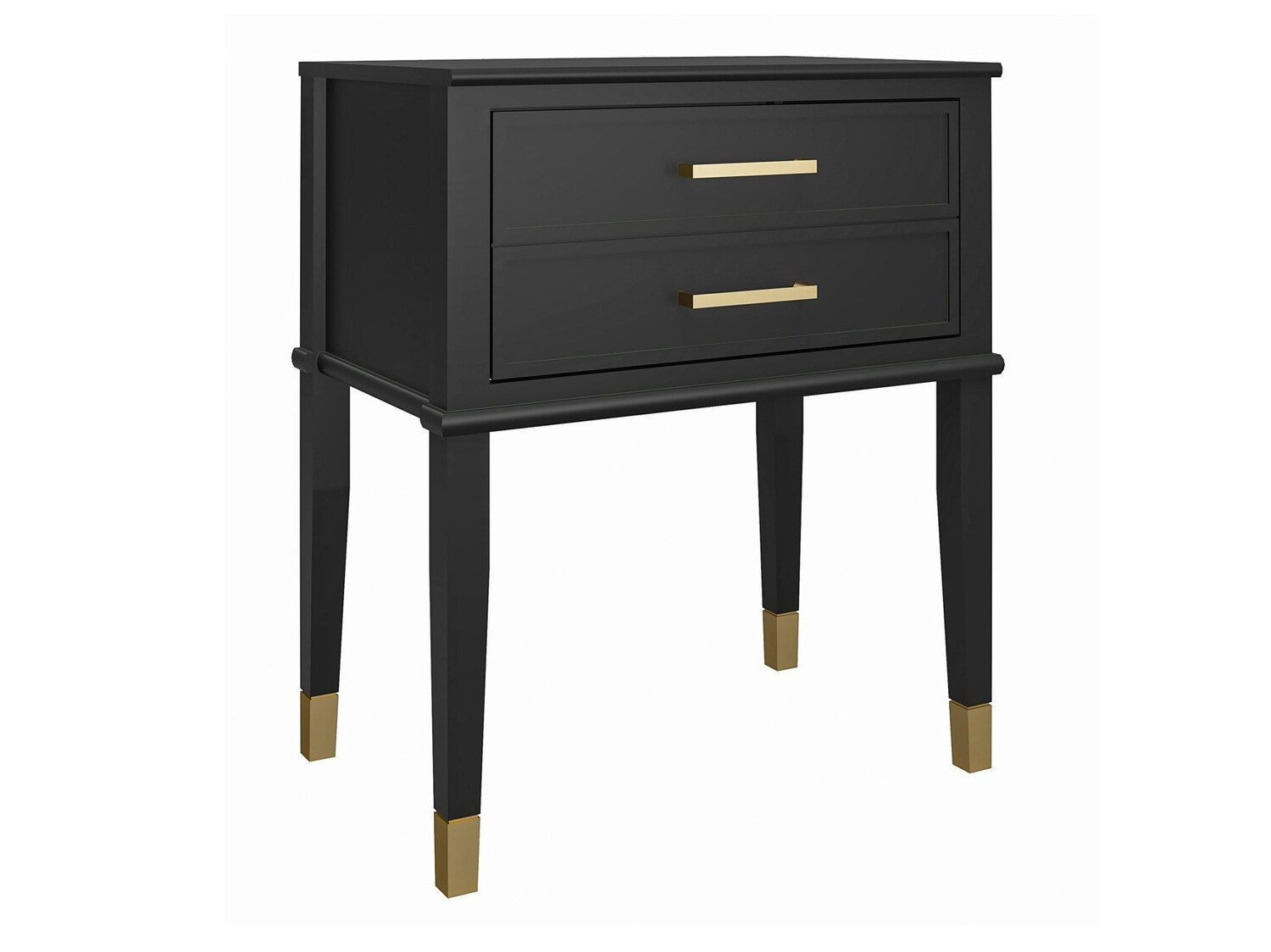 Mesa de cabeceira Belromu 104 (Preto)