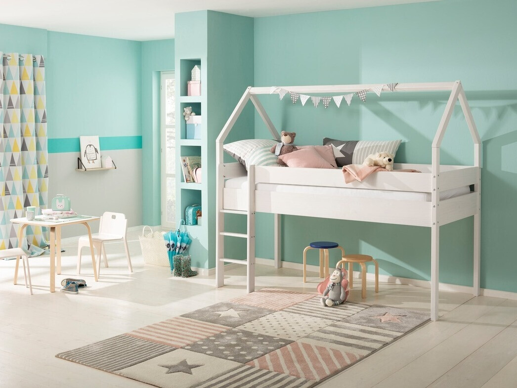 Cama alta Ruvfiva 106 (Branco)