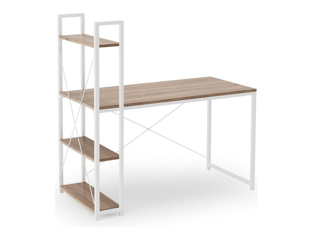 Mesa de escritório Houston 1888 (Carvalho sonoma + Branco)