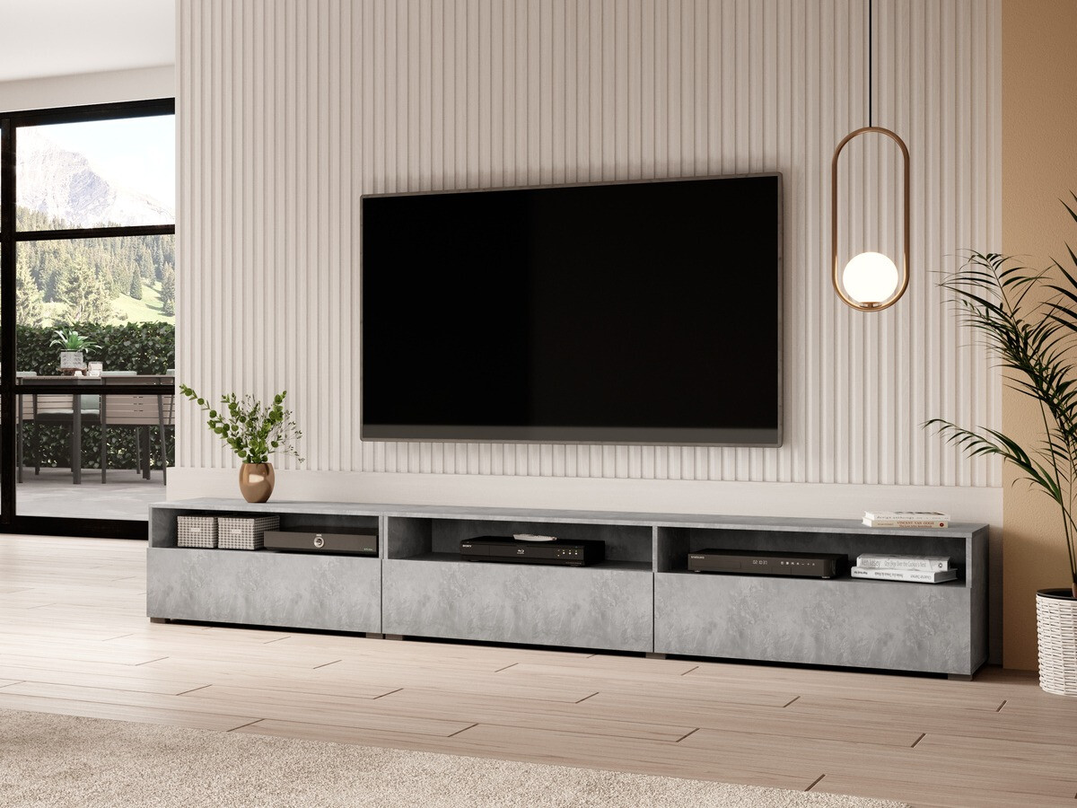 Móvel de TV Serodeu 105 (Cimento)