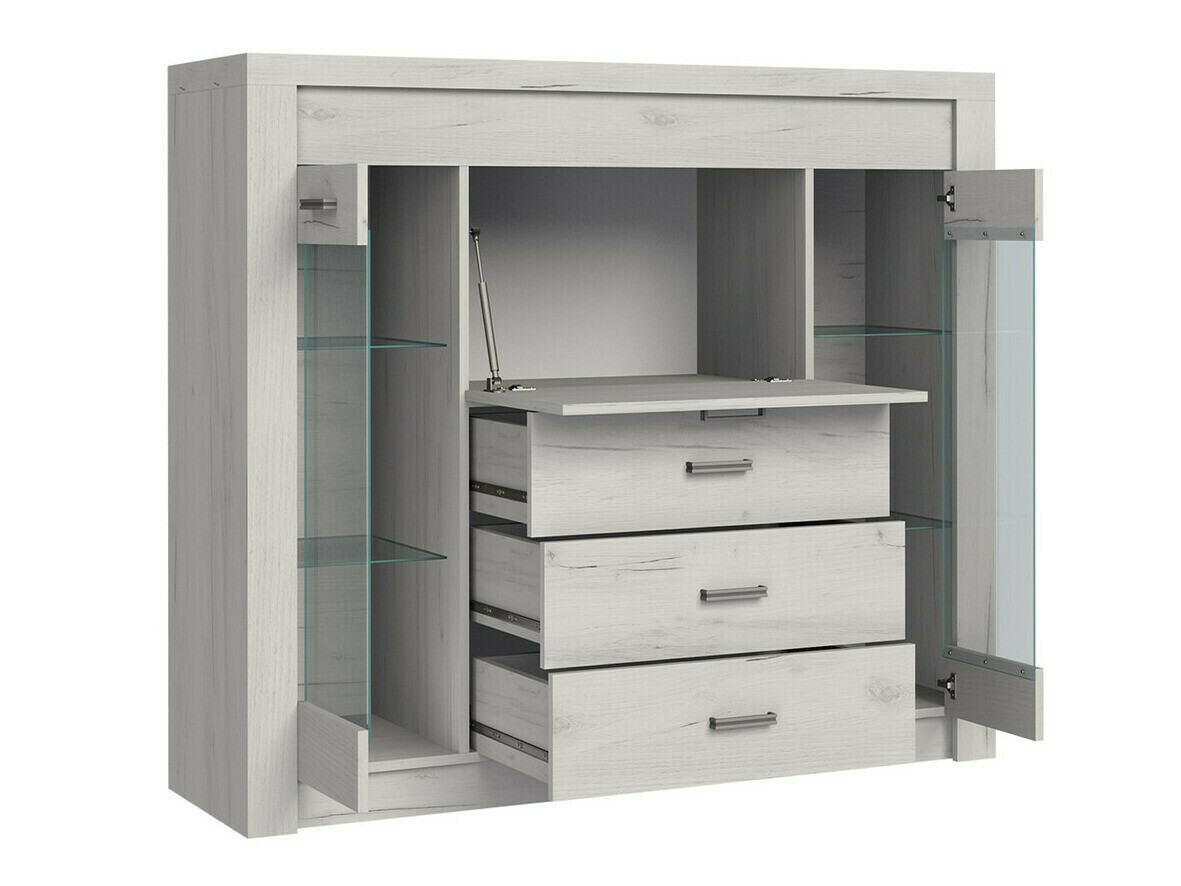 Conjunto para sala de estar Serfeno 122 (Branco craft)