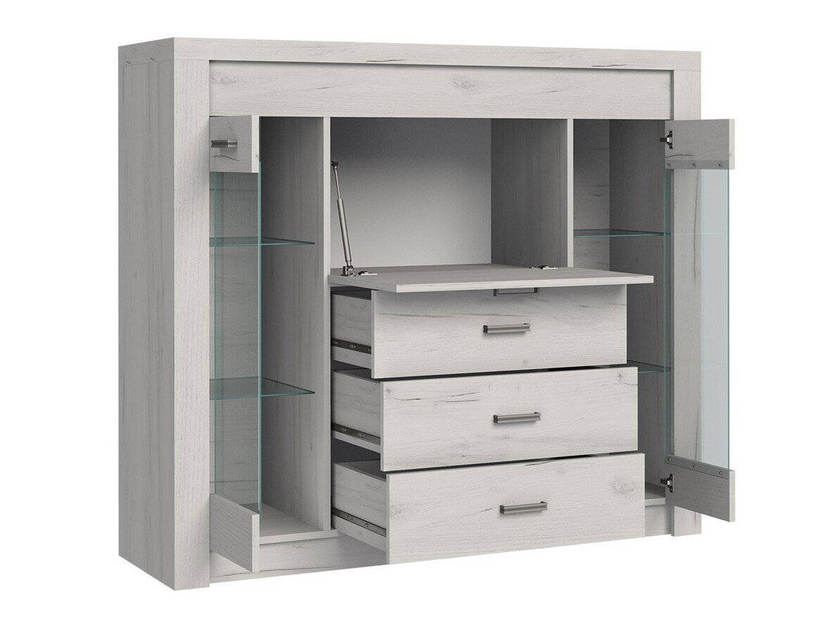 Conjunto para sala de estar Serfeno 122 (Freixo escuro)