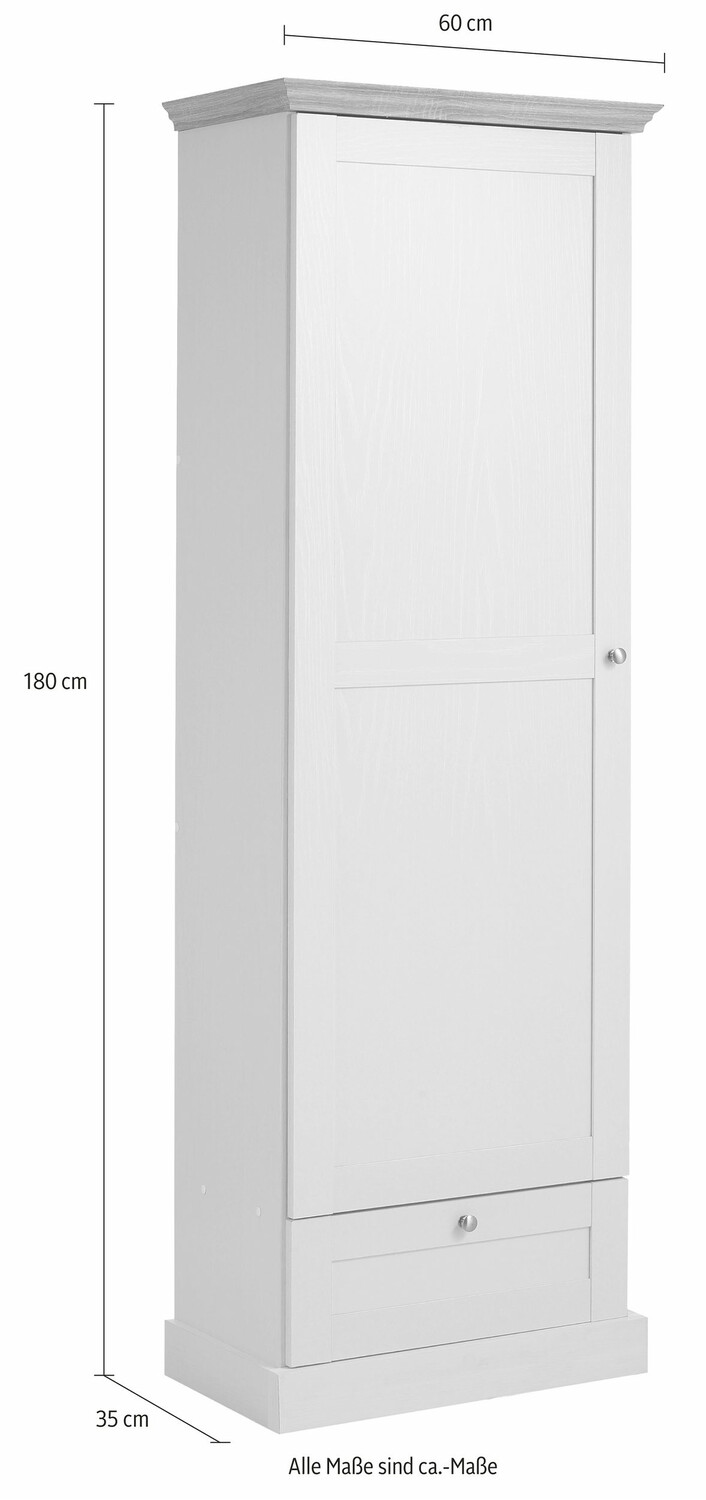 Roupeiro Lirveri 100 (Carvalho claro)