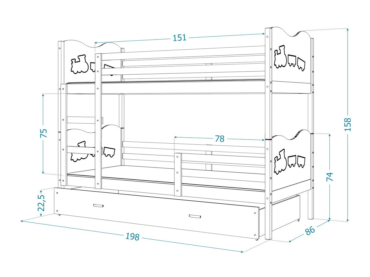 Beliche Aurora 111 (Cinzento)