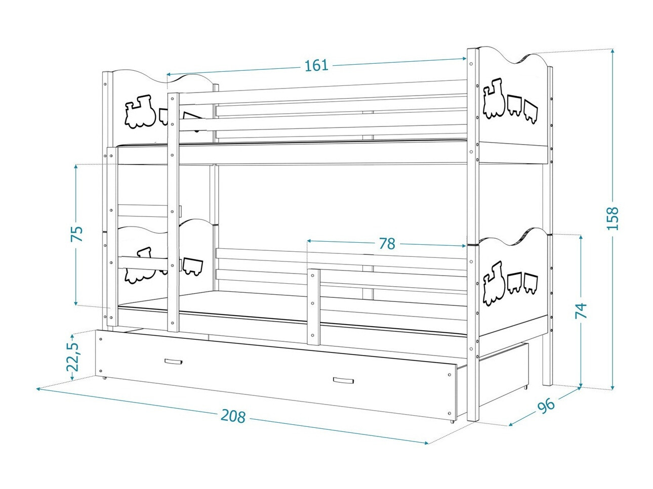 Beliche Aurora 112 (Cinzento)