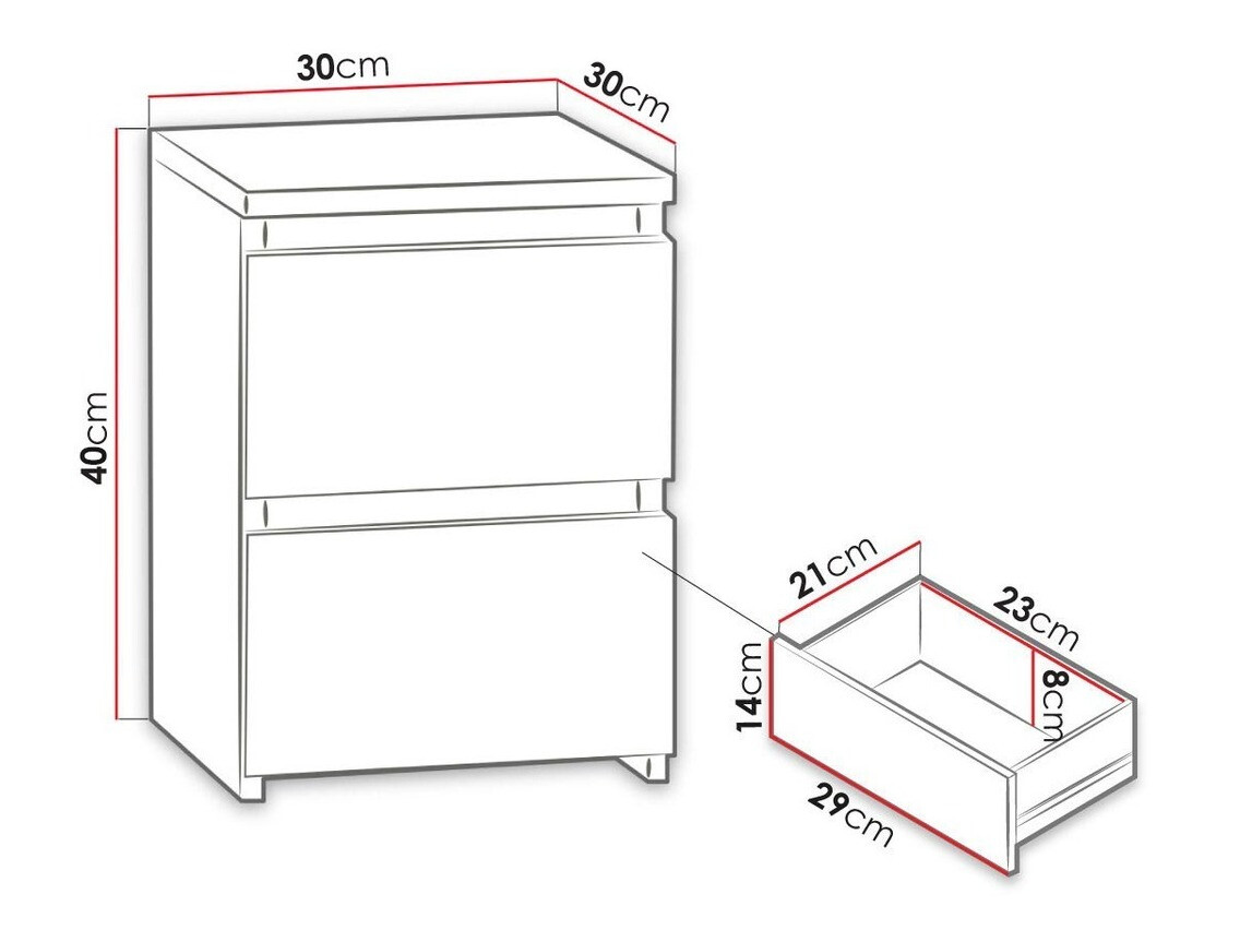 Mesa de cabeceira Memora