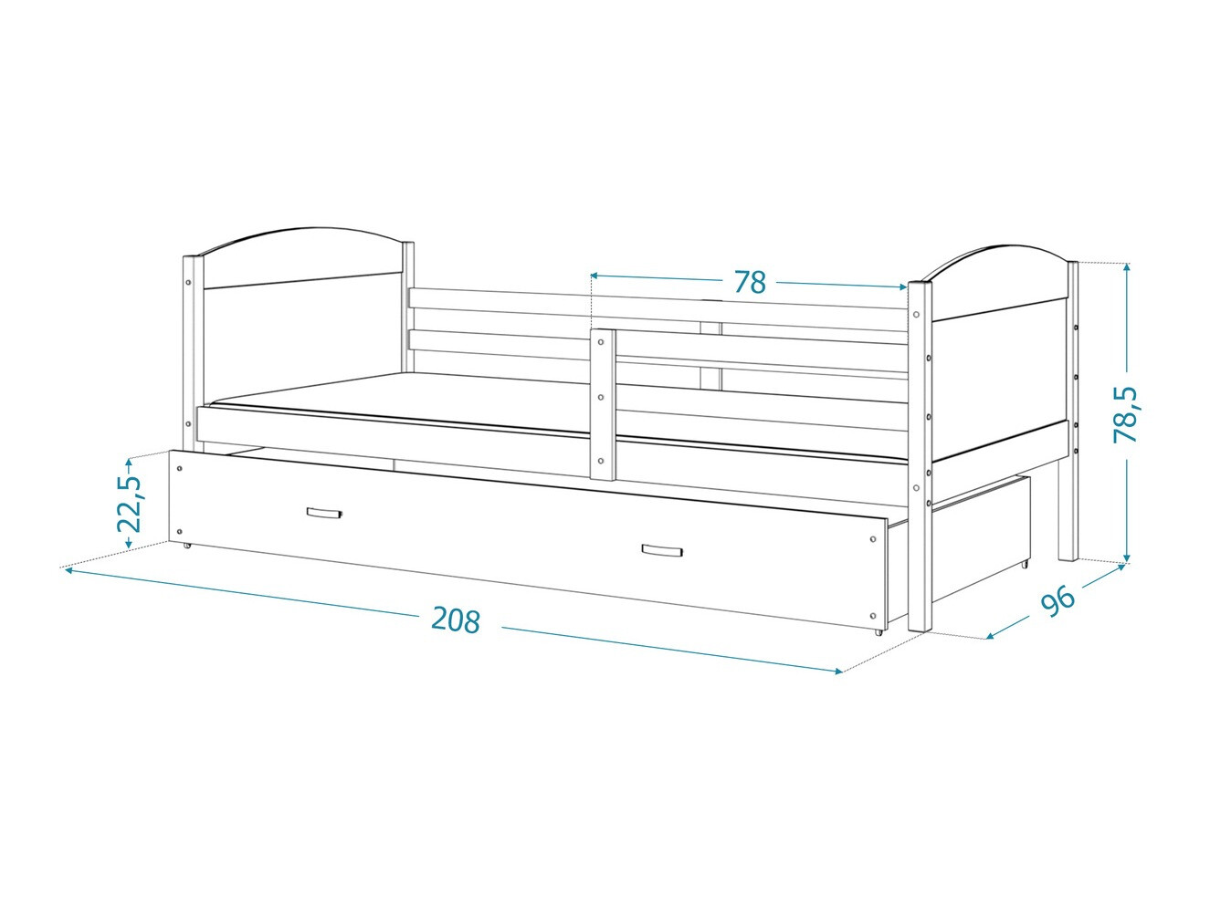 Cama Aurora 129 (Pinheiro)
