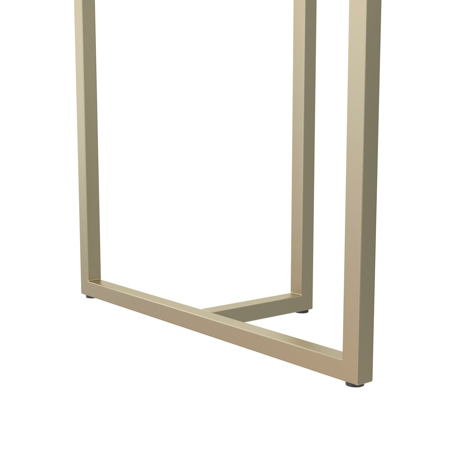 Mesa CosmoLiving by Cosmopolitan 122 (Marmore branco + Dourado)