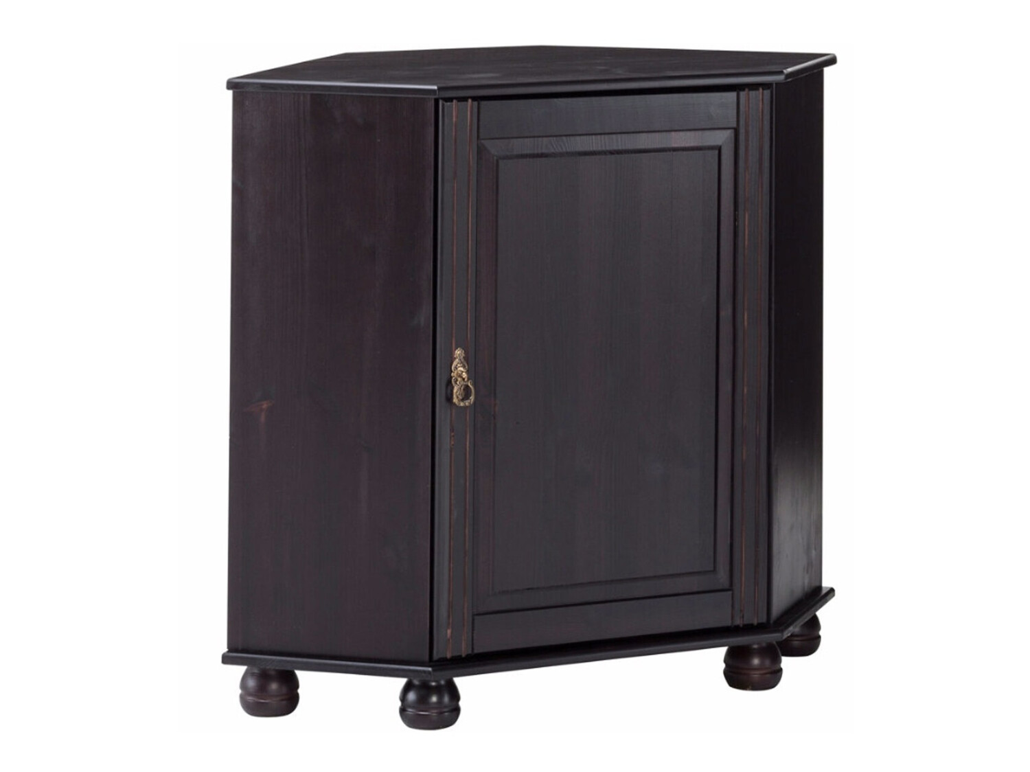 Armário para cantos Nolcore 105 (Castanho escuro)