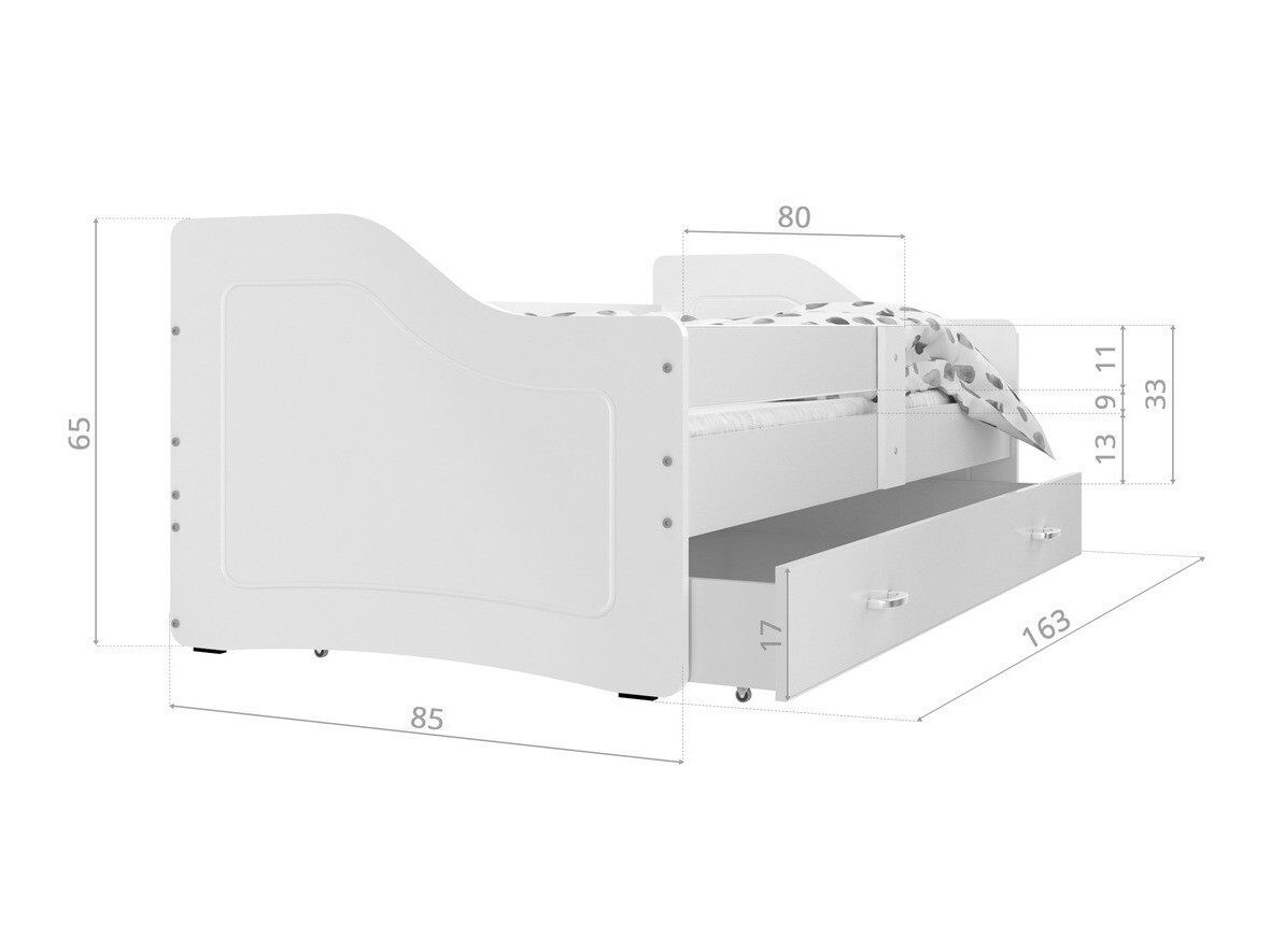 Cama Aurora 136 (Branco)