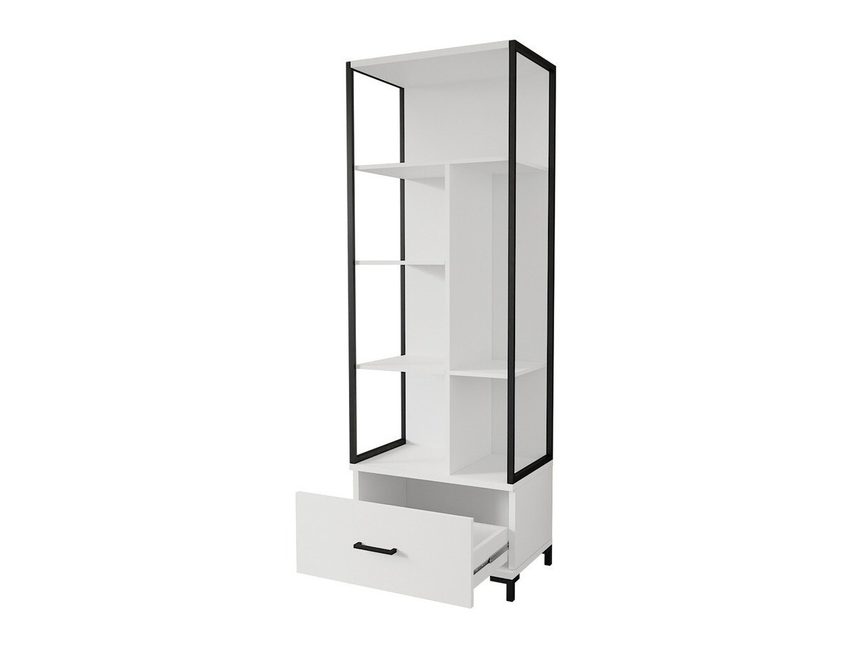 Conjunto de mobiliário Austin 270 (Branco + Preto)