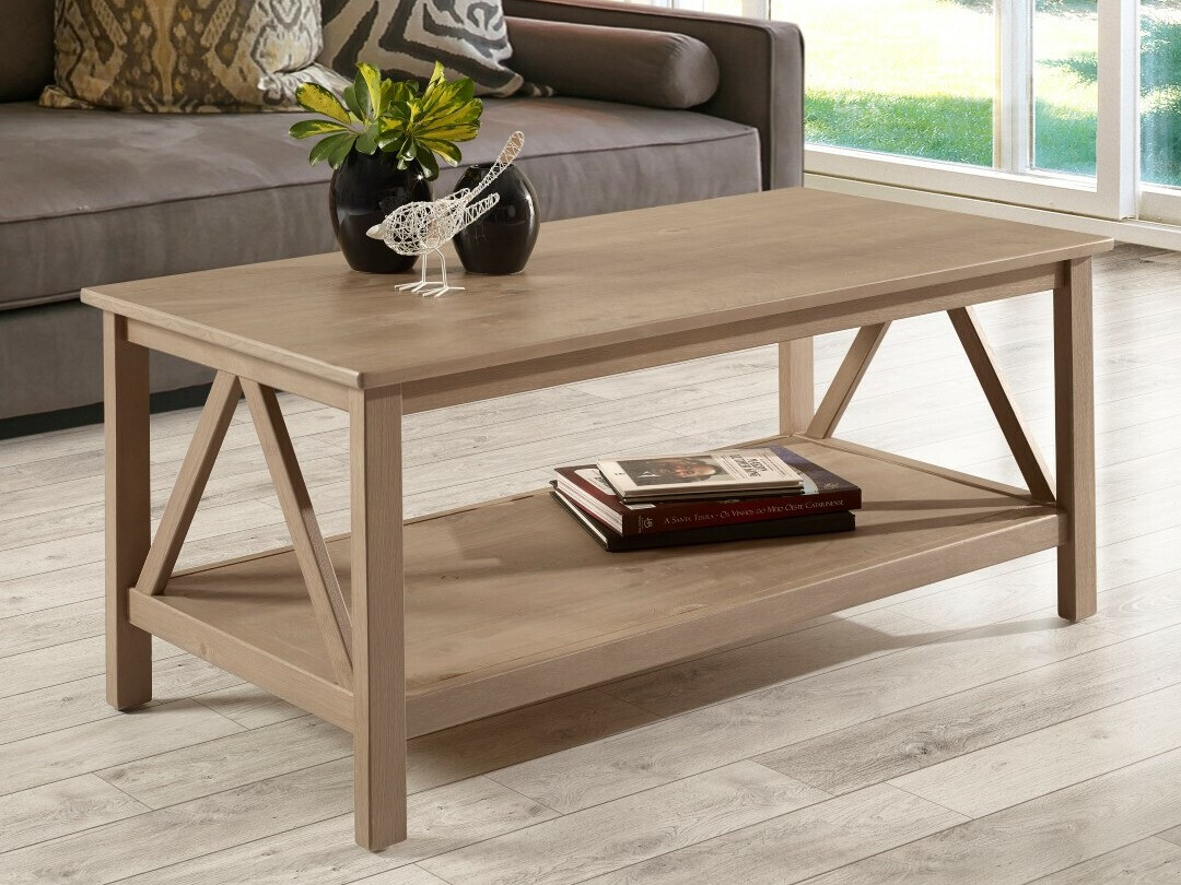 Mesa de centro Denton 417 (Castanho claro)