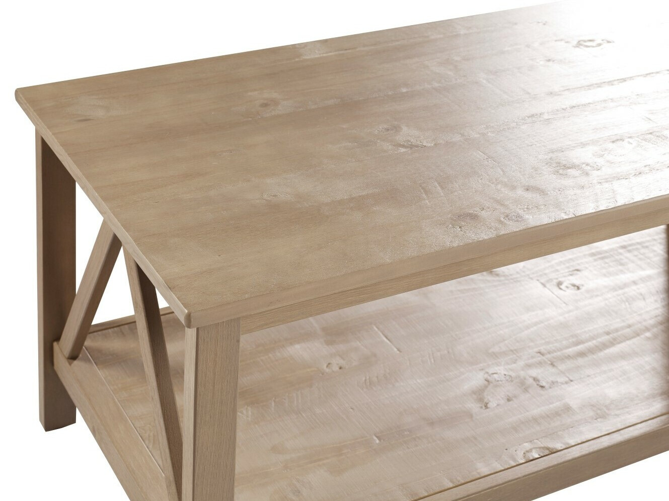 Mesa de centro Denton 417 (Castanho claro)