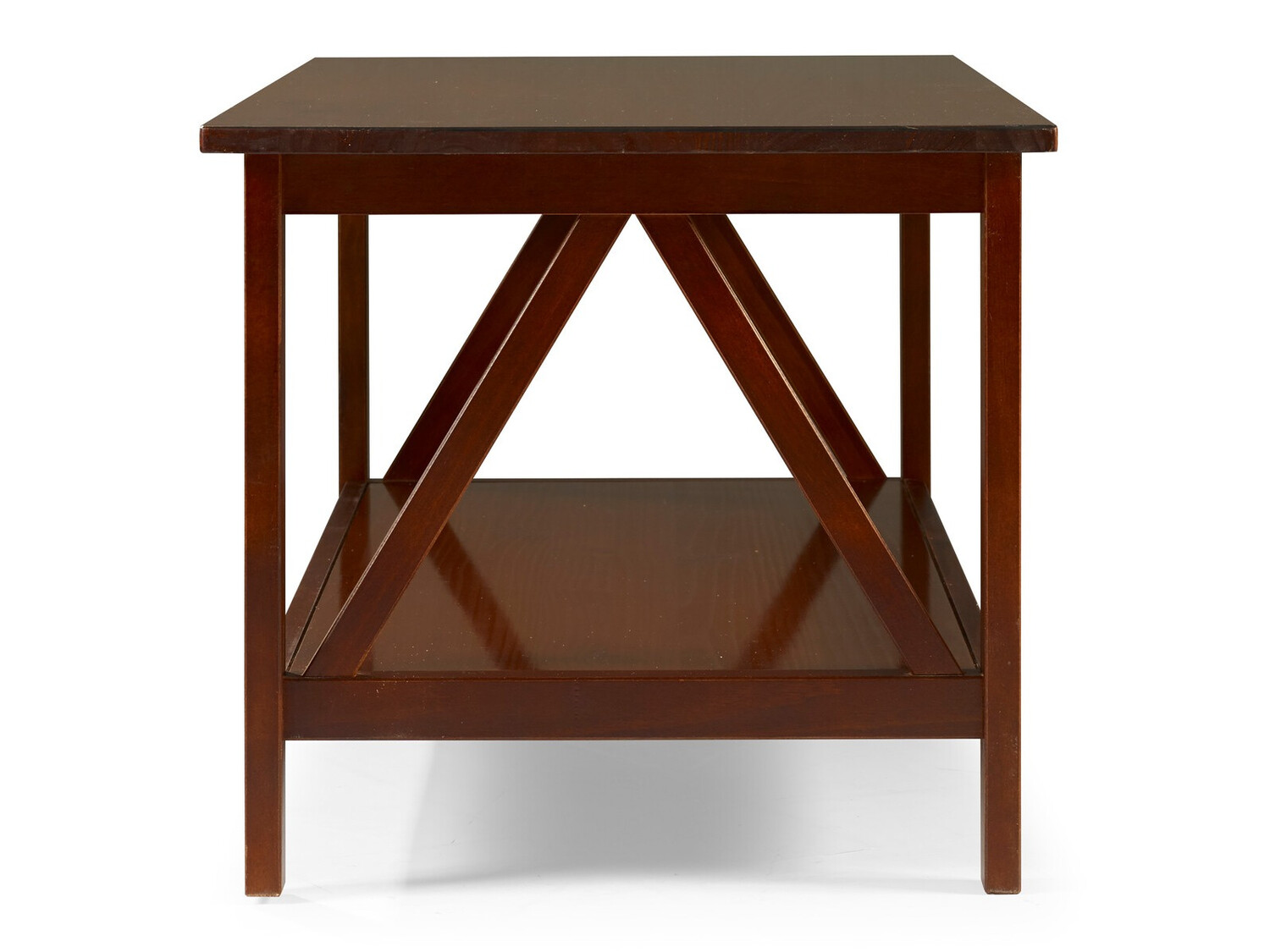 Mesa para revistas Denton 417 (Castanho escuro)