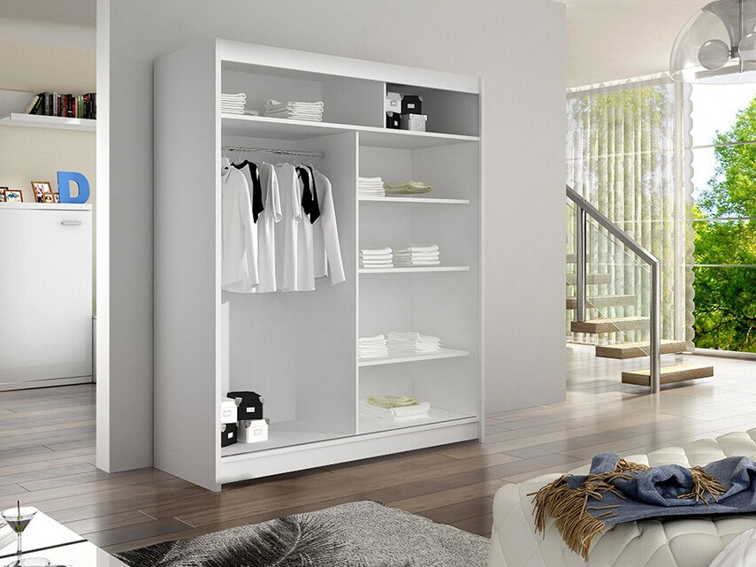 Roupeiro Closico Vastor V (Preto + Carvalho Artisan)