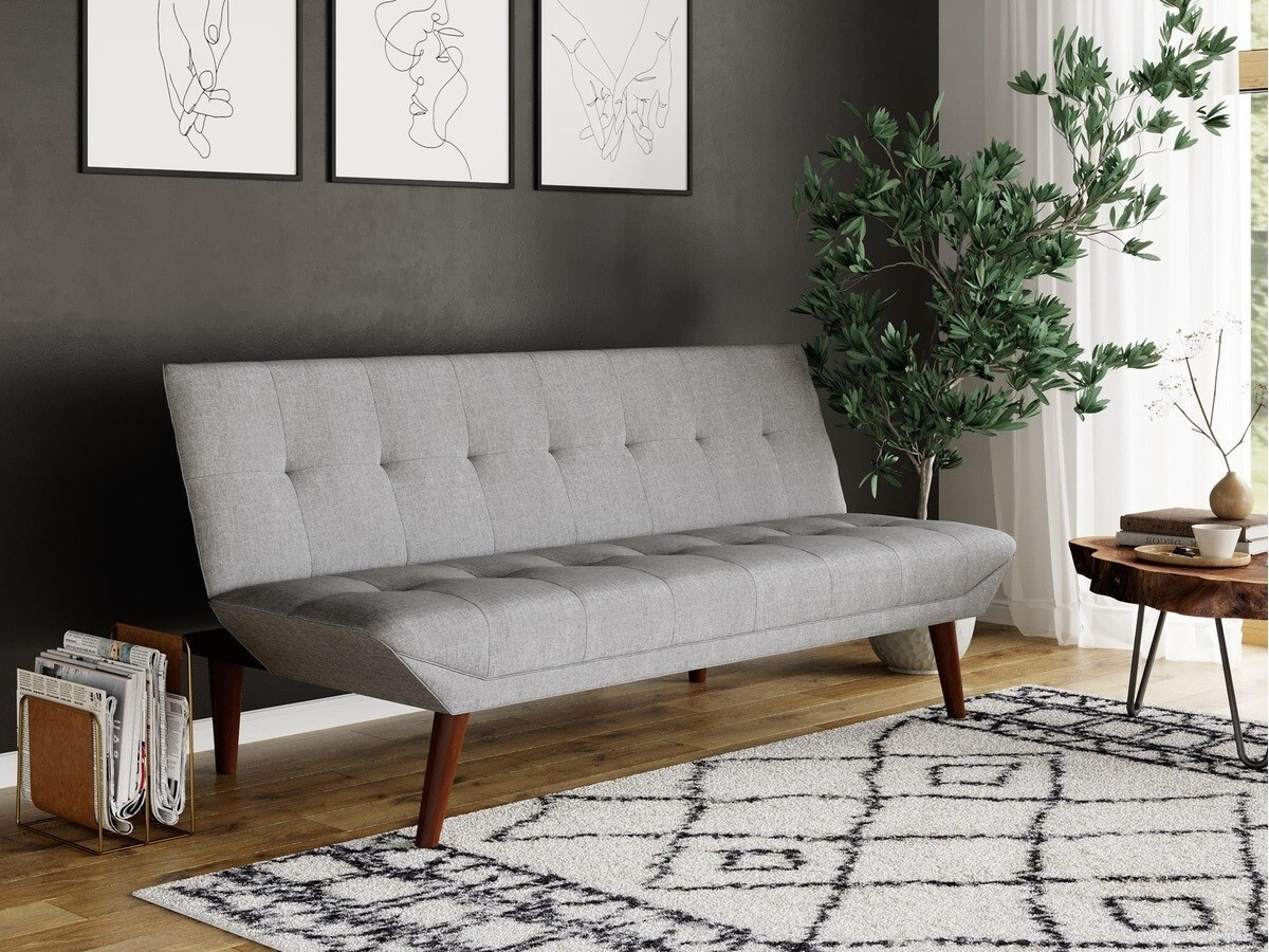 Sofá cama Tulsa 138 (Cinzento claro)