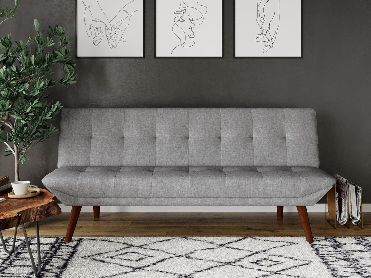 Sofá cama Tulsa 138 (Cinzento claro)