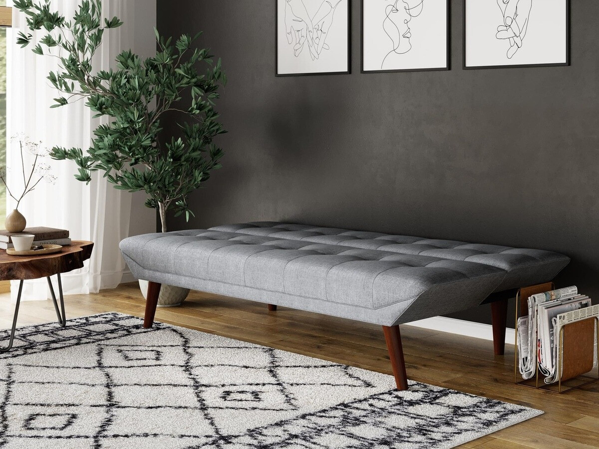 Sofá cama Tulsa 138 (Cinzento claro)