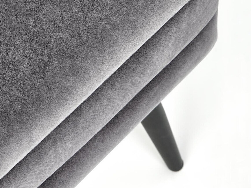 Banco estofado Houston 1255 (Cinzento + Preto)