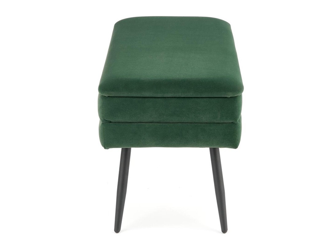 Banco estofado Houston 1255 (Verde escuro + Preto)