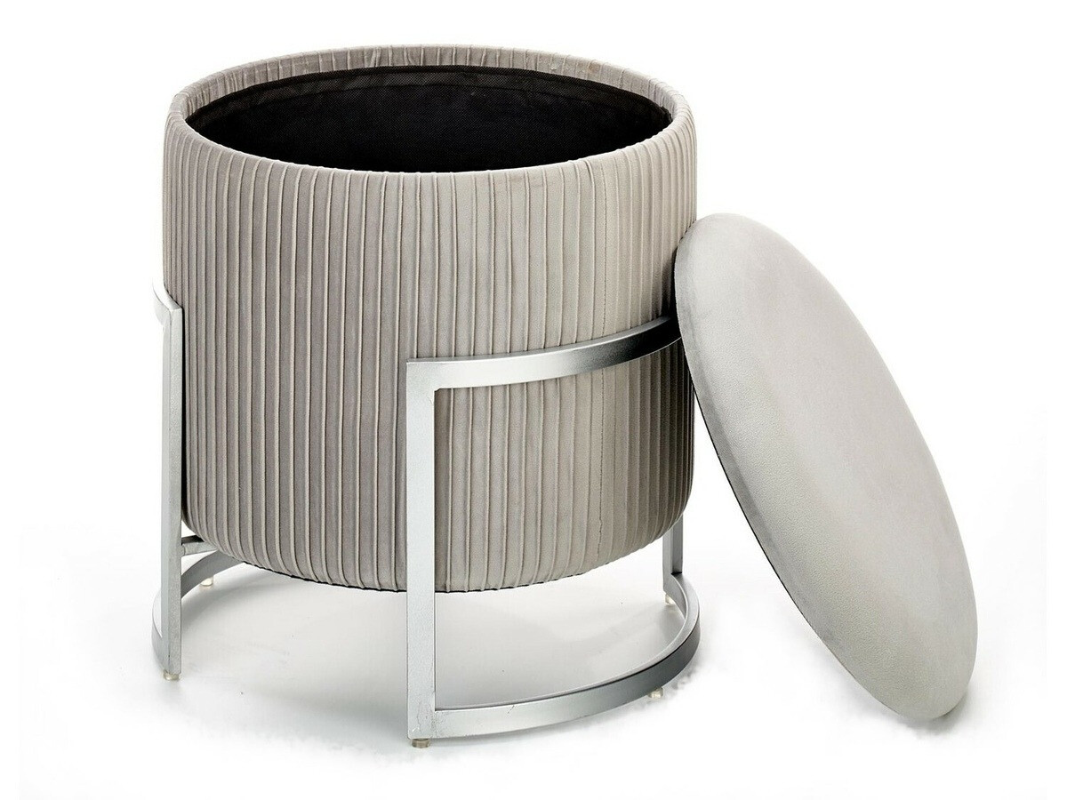 Pufe Houston 1256 (Cinzento claro)