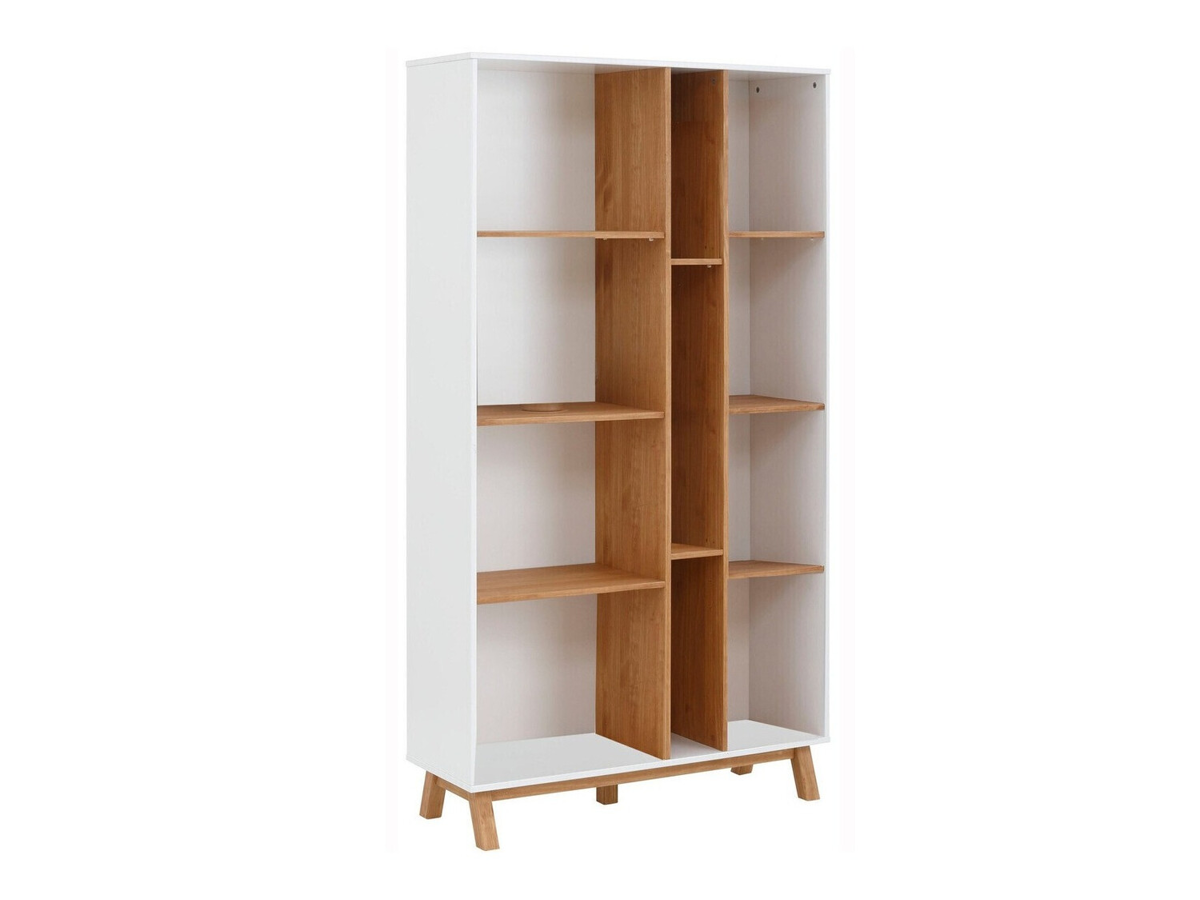 Conjunto para escritório em casa Denton 210 (Branco + Pinheiro)