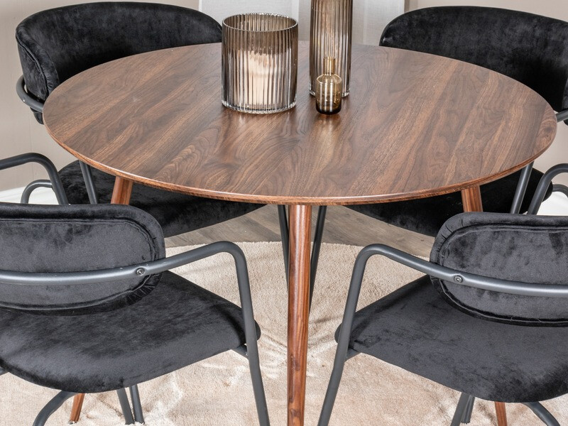 Conjunto para refeições Dallas 285 (Noz)