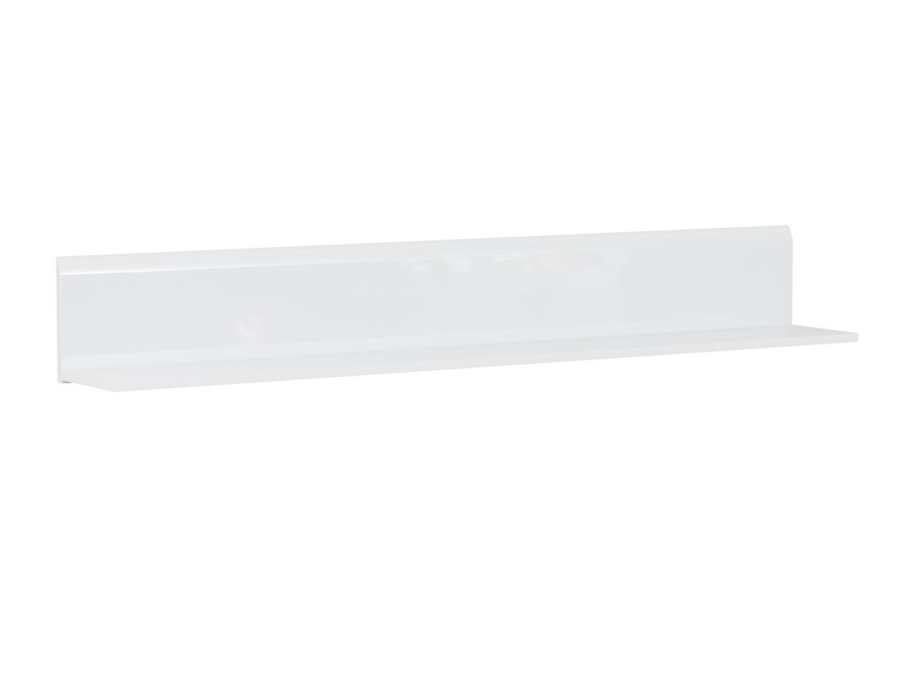 Estante de parede Revelmi 109 (Branco brilhante + Branco)