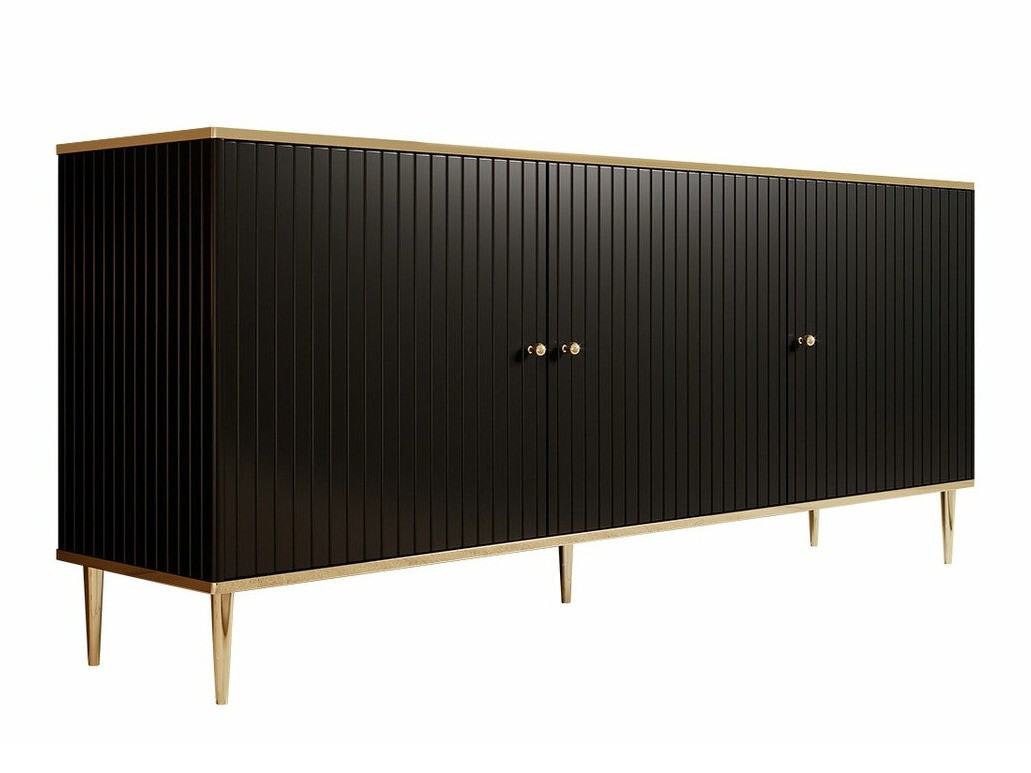 Aparador Arces (Preto + Dourado)