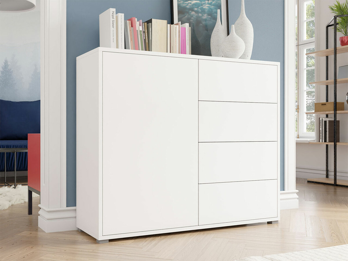 Cómoda Comfivo Tutela I (Branco + Mate branco)