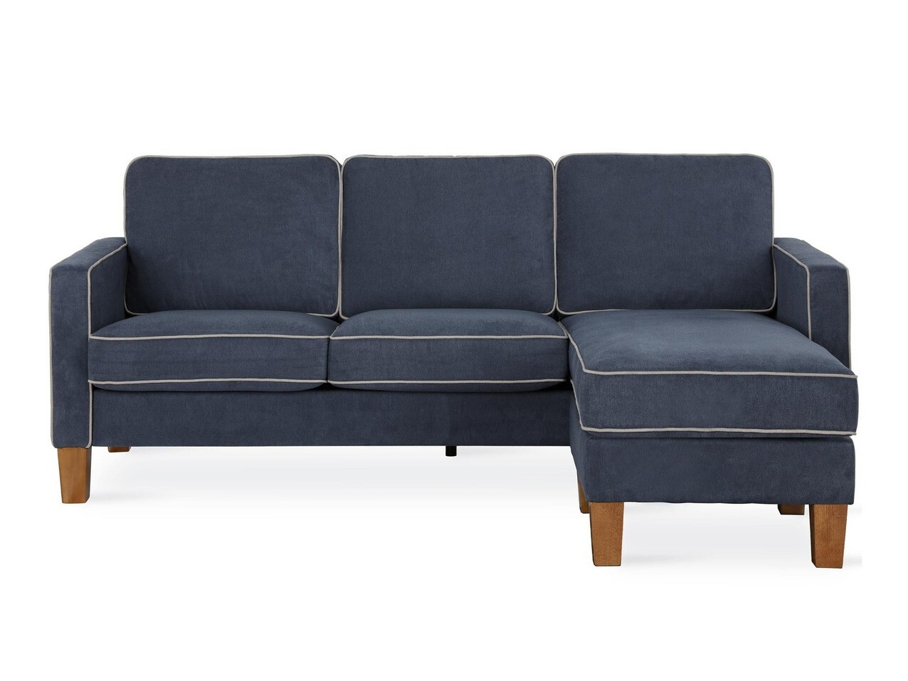 Sofá de canto Novogratz 124 (Azul)