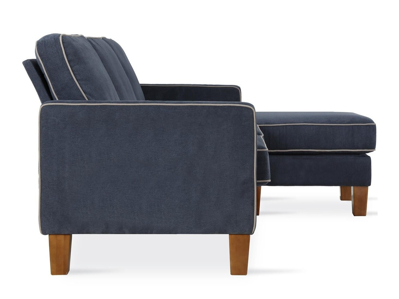 Sofá de canto Novogratz 124 (Azul)