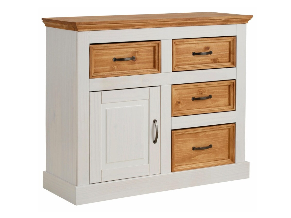 Cómoda Tolelio 100 (Branco + Pinho)