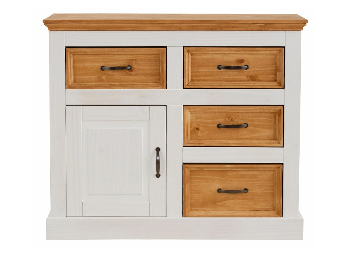 Cómoda Tolelio 100 (Branco + Pinho)