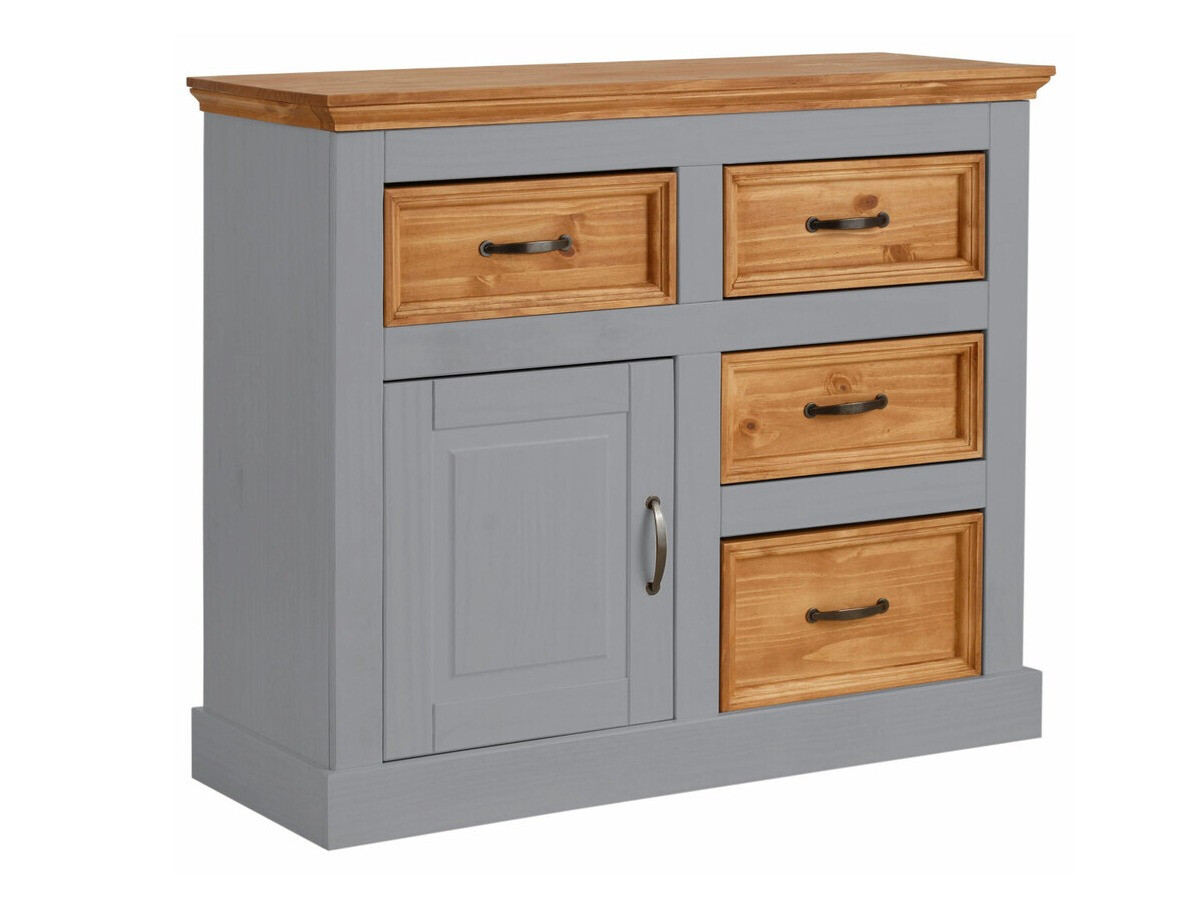 Cómoda Tolelio 100 (Cinzento + Pinheiro)