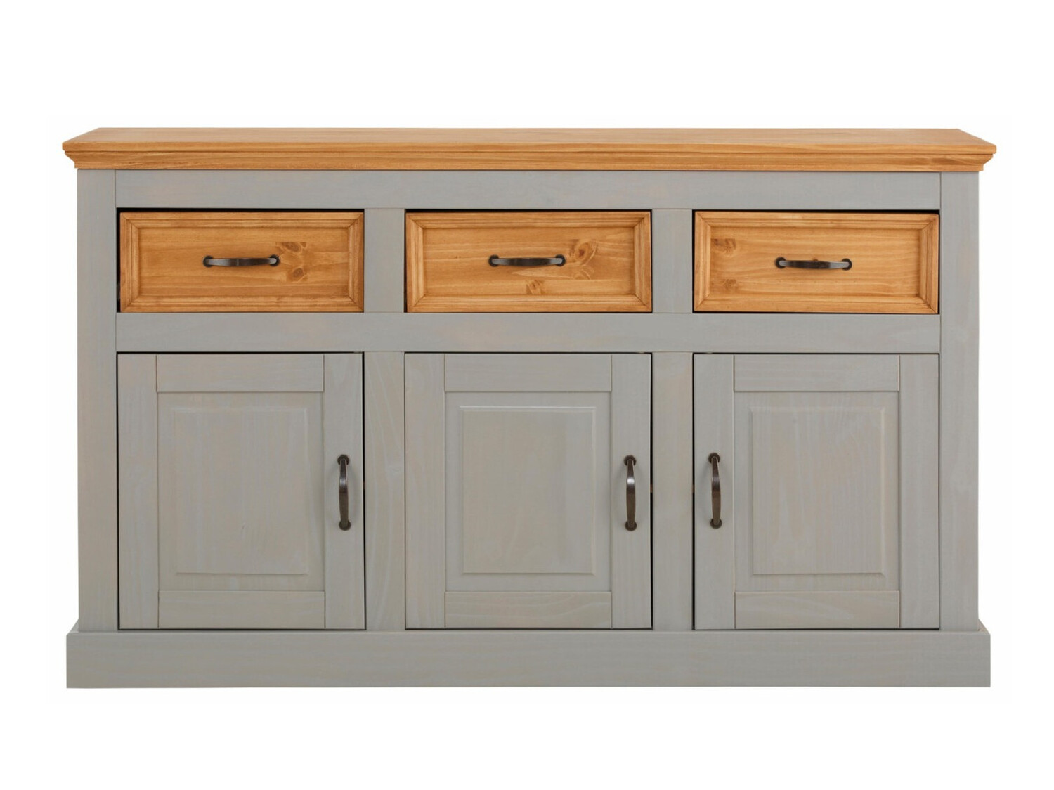 Cómoda Tolelio 101 (Cinzento + Pinheiro)