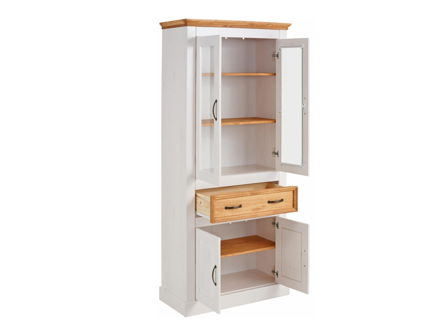 Estante Tolelio 103 (Branco + Pinheiro)