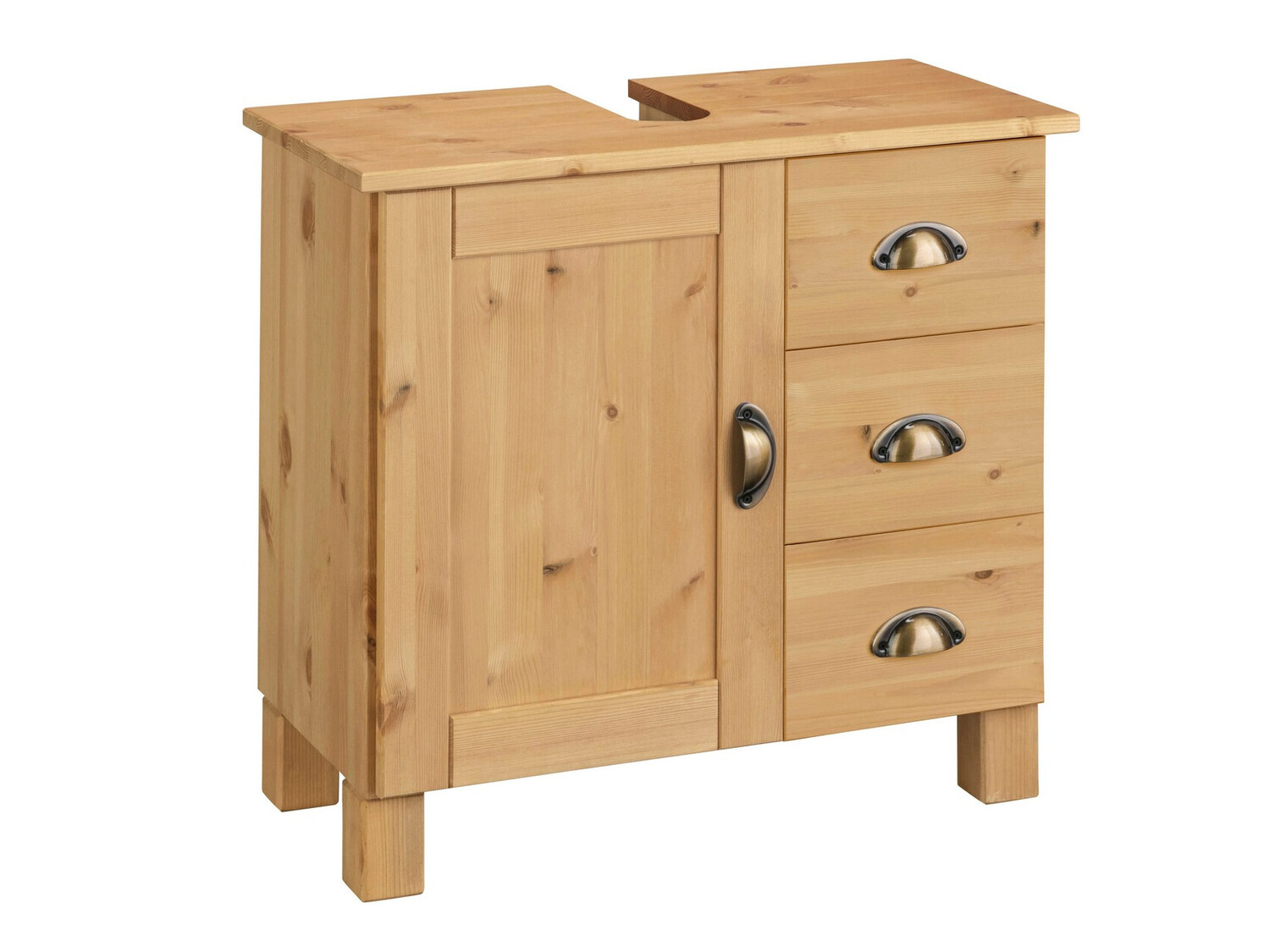 Armário com lavatório de apoio próprio para casa de banho Serelbu 101 (Pinheiro)
