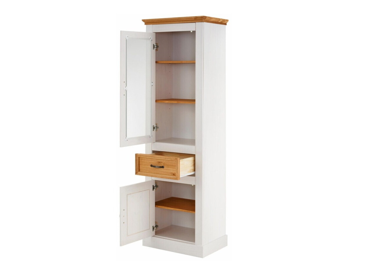 Estante Tolelio 105 (Branco + Pinheiro)