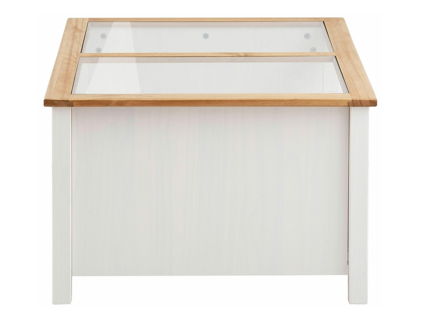 Mesa para revistas Tolelio 113 (Branco + Pinheiro)