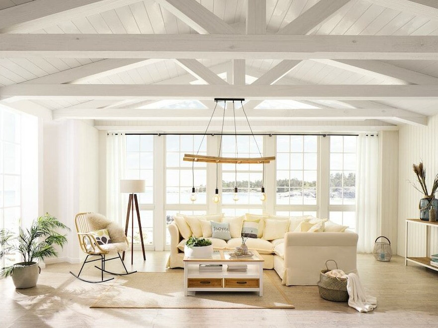 Mesa para revistas Tolelio 113 (Branco + Pinheiro)