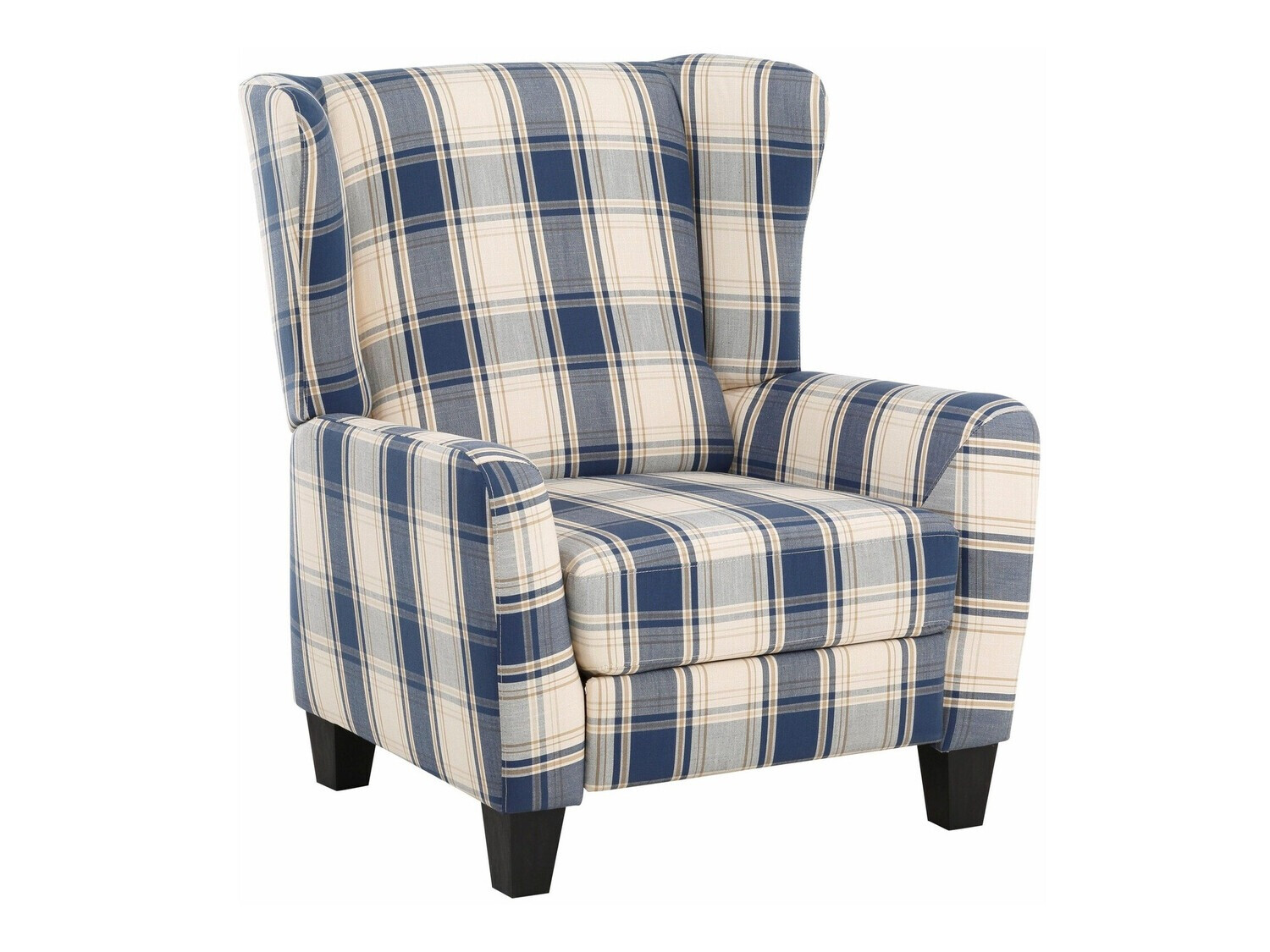 Poltrona reclinável Denton 165 (Preto + Azul)