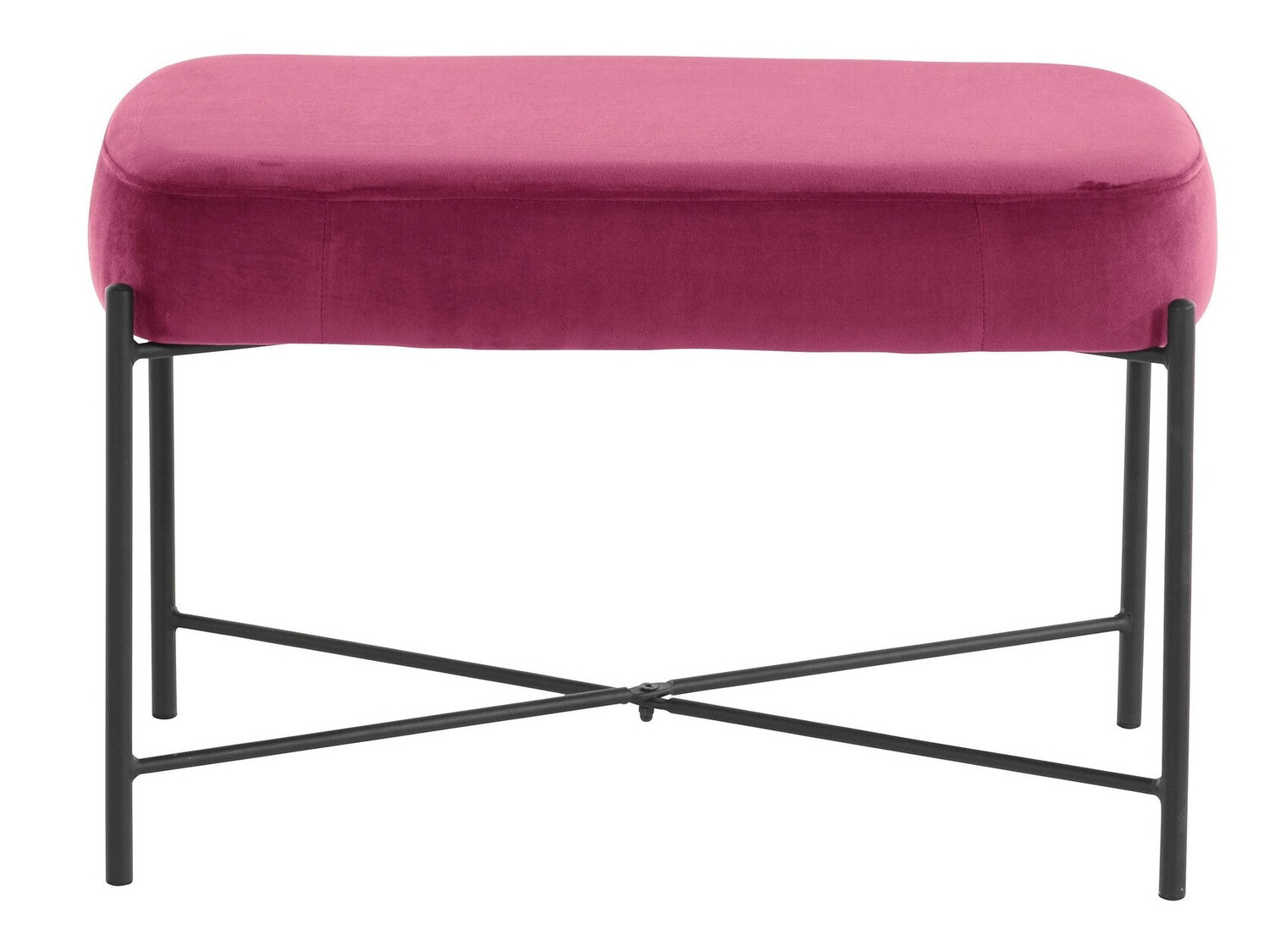 Banco estofado Denton 226 (Rosa + Preto)