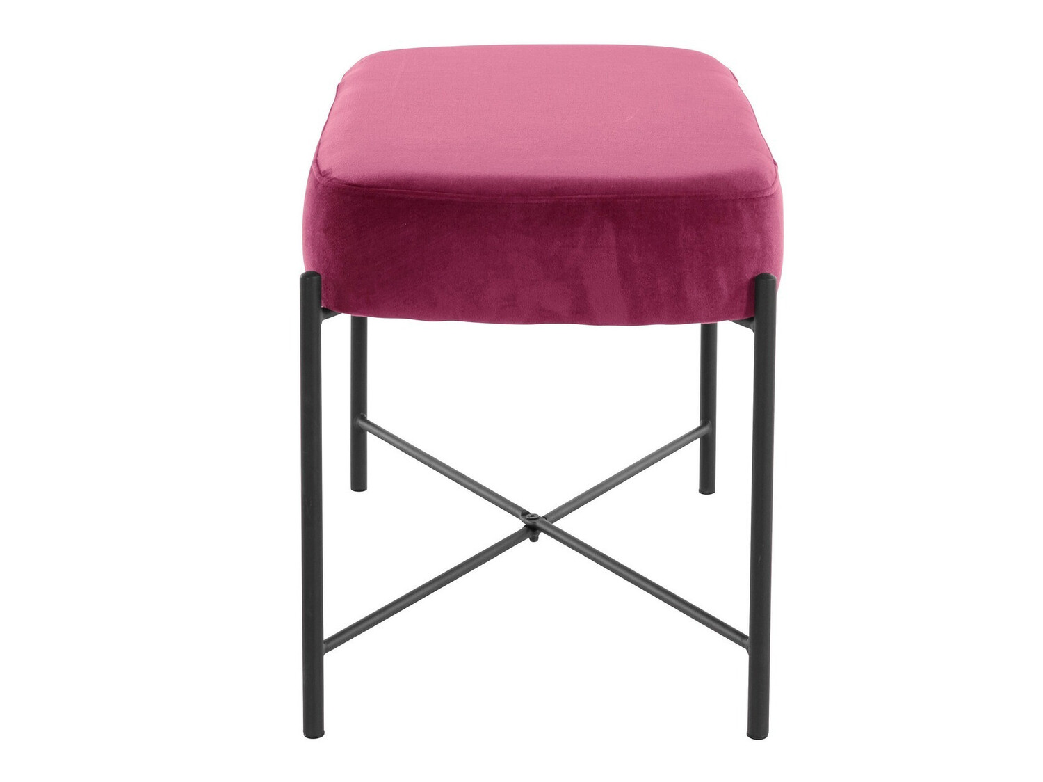 Banco estofado Denton 226 (Rosa + Preto)