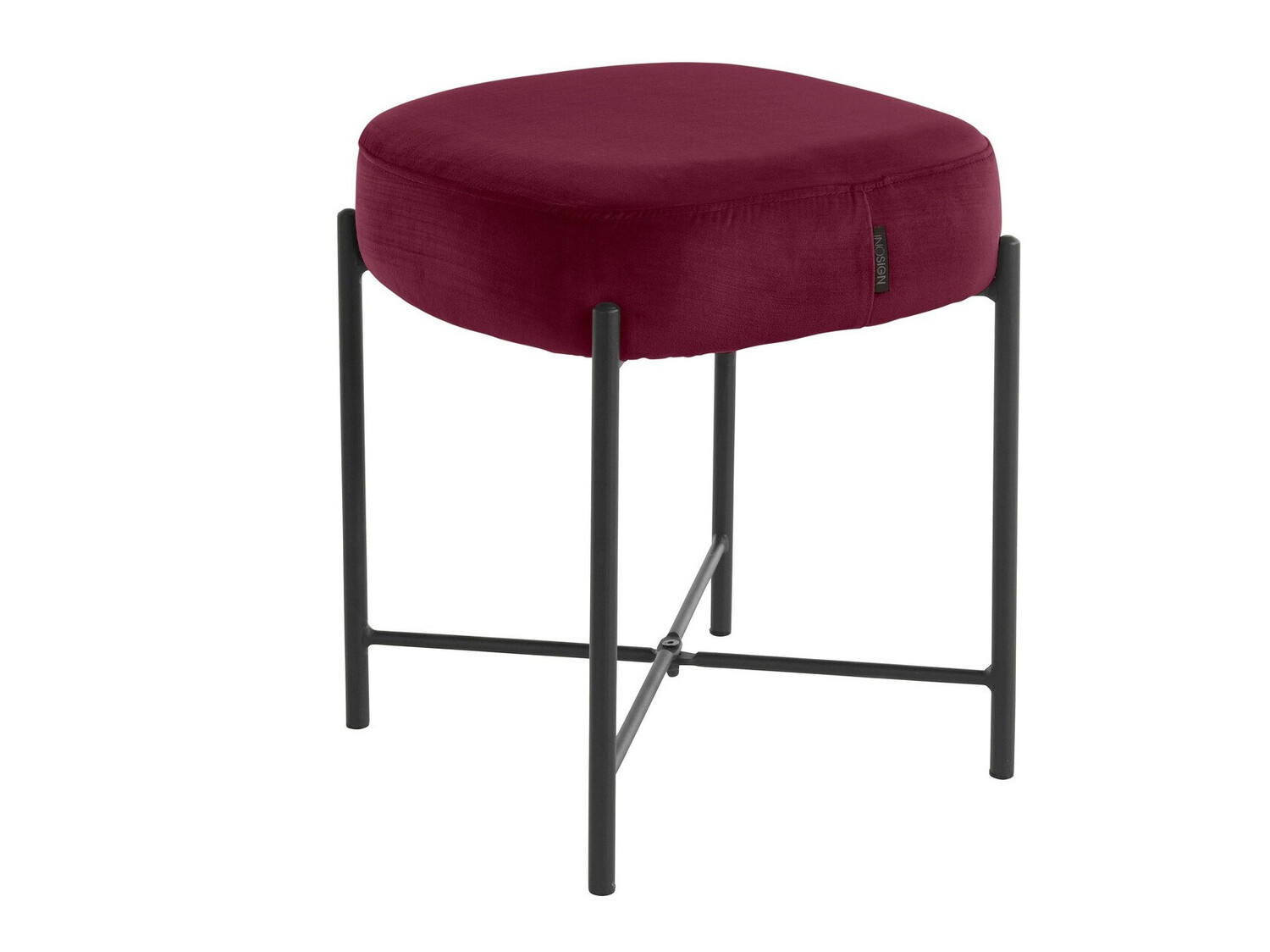 Pufe Denton 225 (Roxo + Preto)