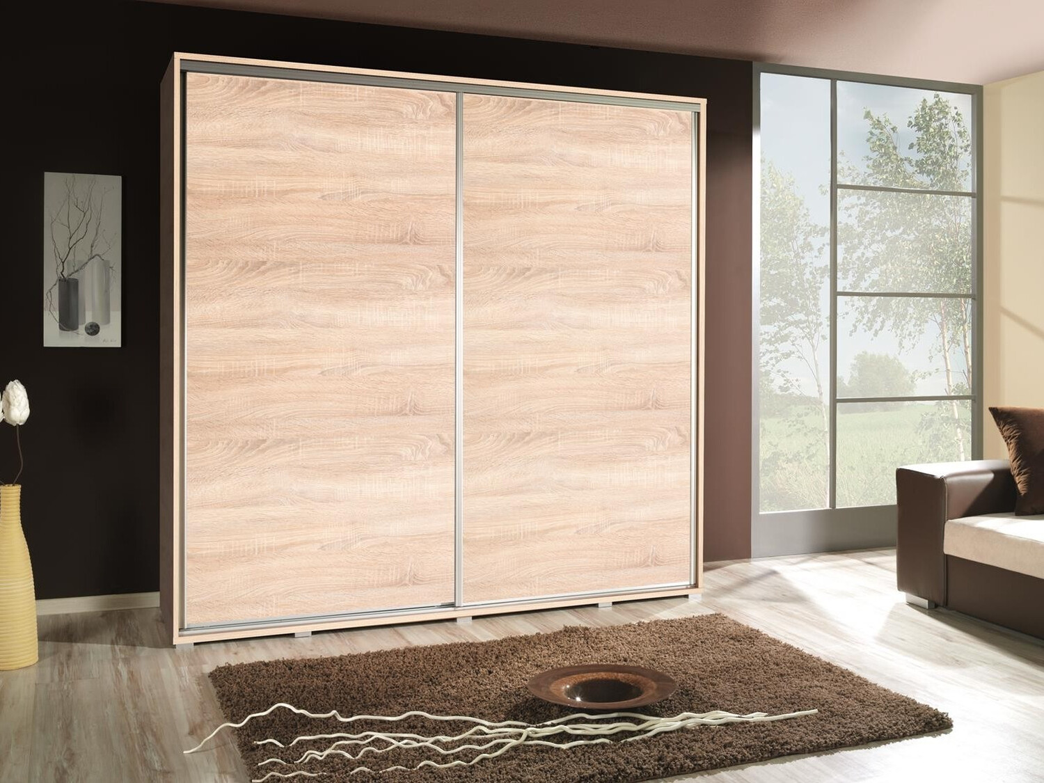 Roupeiro Murrieta 101 (Carvalho sonoma)