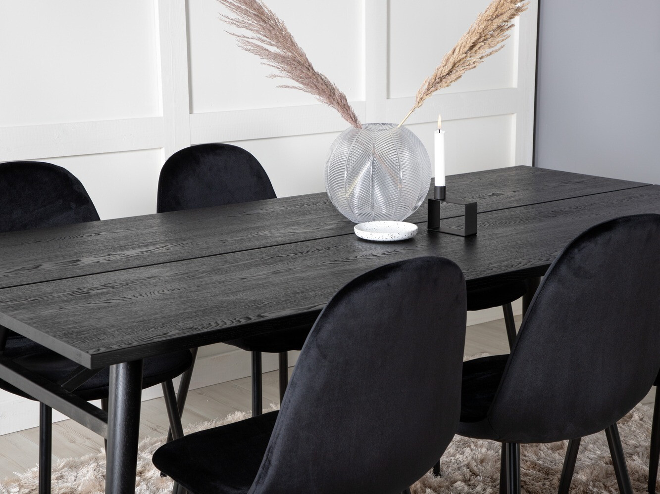 Conjunto para refeições Dallas 1786 (Preto)