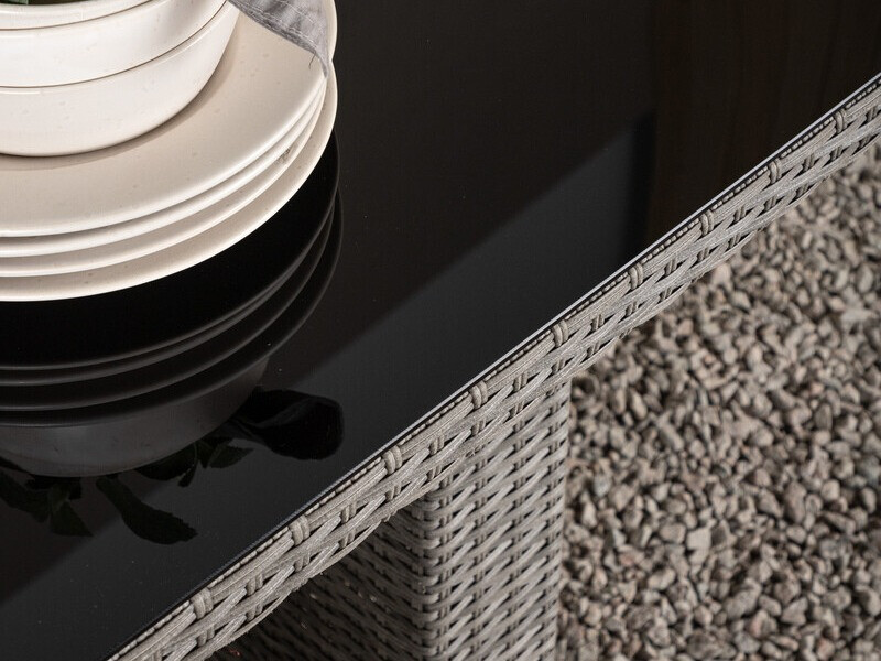 Mesa para o exterior Dallas 807 (Cinzento)